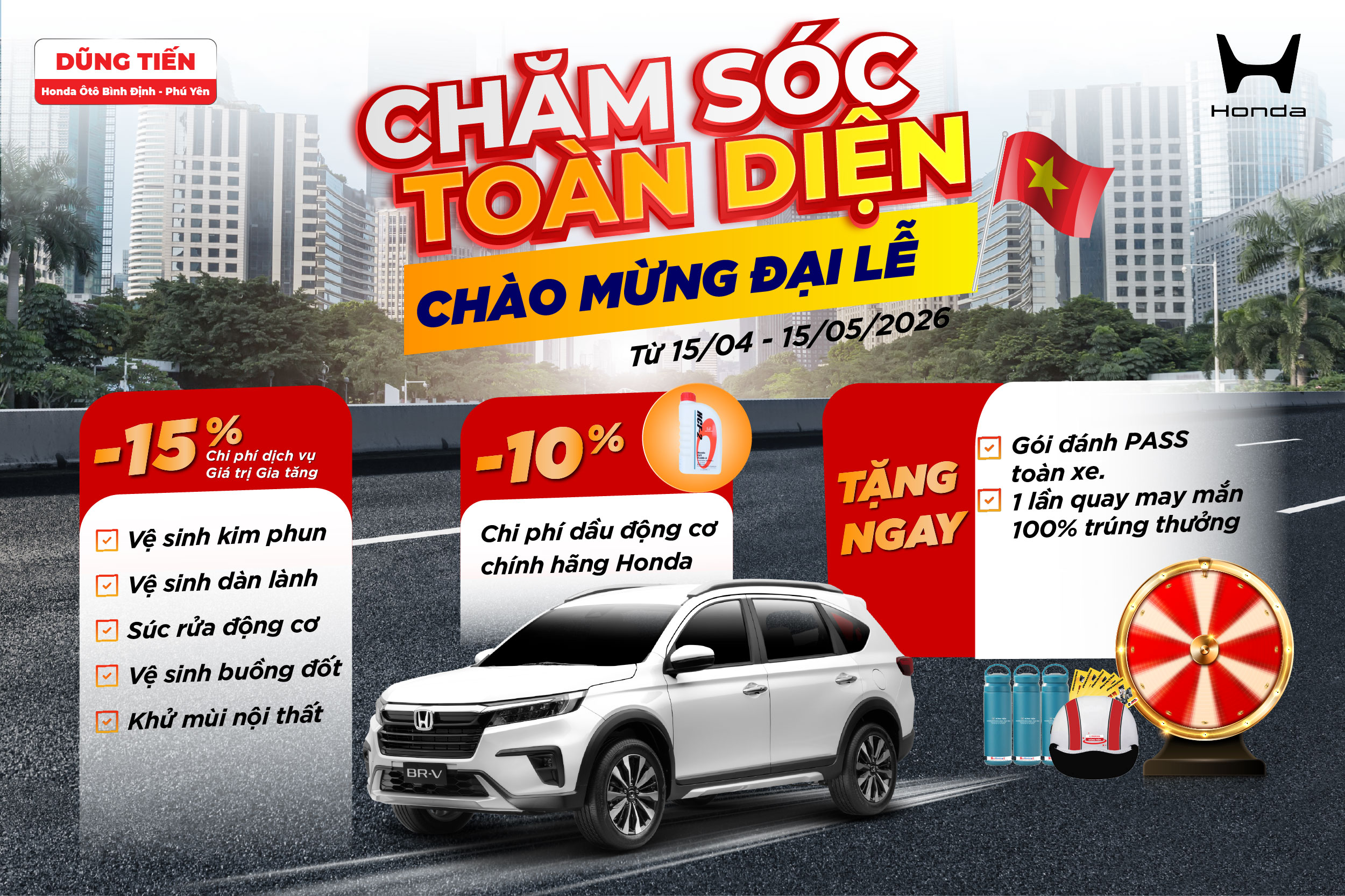 CHĂM S&Oacute;C TO&Agrave;N DIỆN &ndash; CH&Agrave;O MỪNG ĐẠI LỄ 30/4 &ndash; 1/5