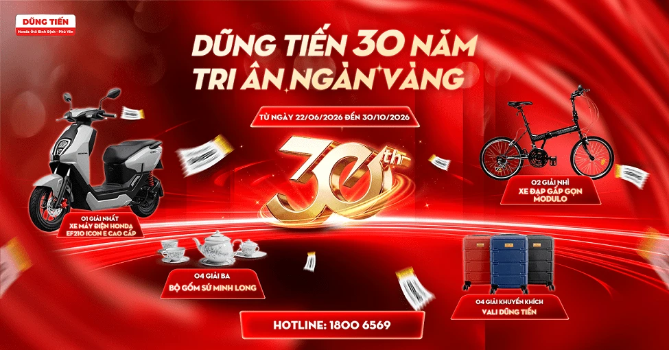 CƠ HỘi Mua Ô TÔ – TrÚng Xe ĐiỆn TẠi Honda ÔtÔ BÌnh ĐỊnh – PhÚ YÊn